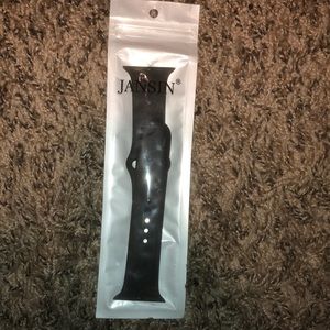 Apple Watch band black silicone 42/44mm